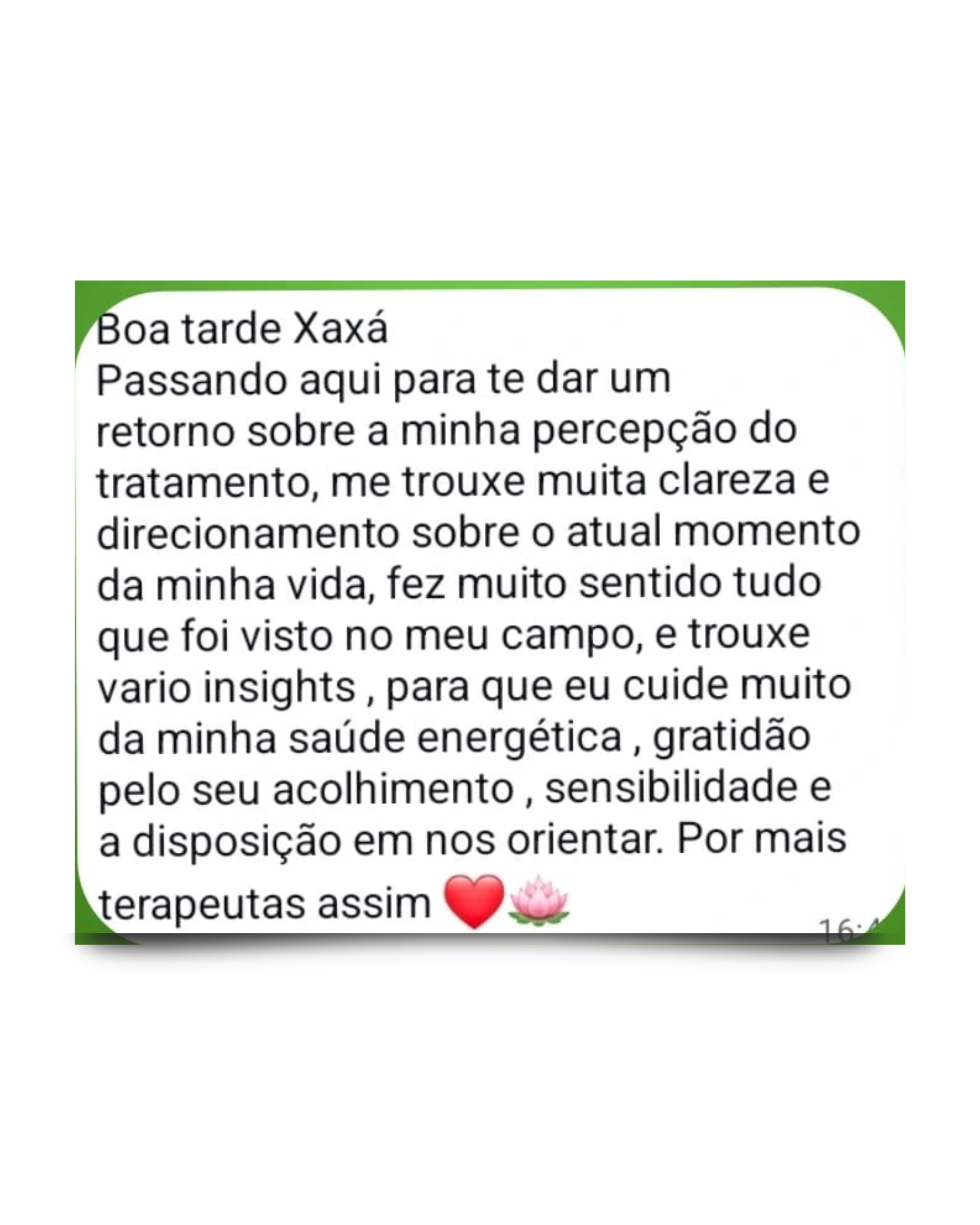 Depoimento real de uma pessoa atendida pela Xaxa — relato 9